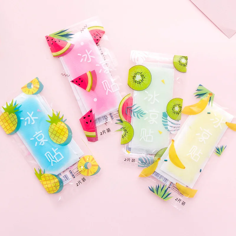 Summer Cute Cold Compress Ice-cold Paste Soothing Fatigue Gel Cooling Cold Compress Paste 2 Pieces S1033
Summer Cute Cold Compress Ice-cold Paste Soothing Fatigue Gel Cooling Cold Compress Paste 2 Pieces S1033