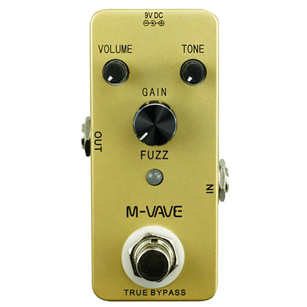 M-VAVE FUZZ винтажная педаль для гитары с эффектами корпус из цинкового сплава