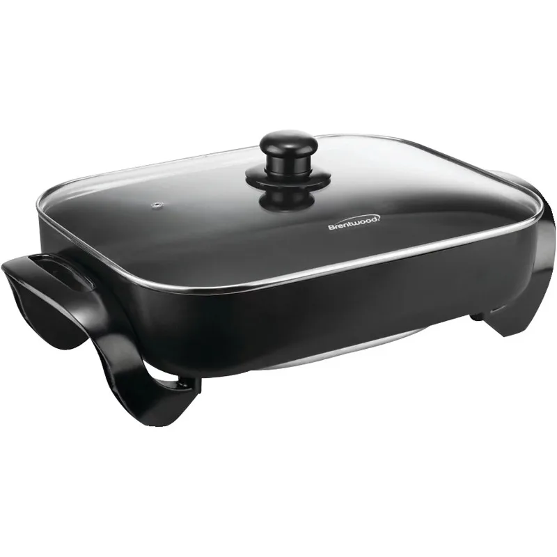 Brentwood 16" Electric Skillet with Glass Lid - Non-Stick, Adjustable Temperature, Black
Brentwood 16" Electric Skillet with Glass Lid - Non-Stick, Adjustable Temperature, Black