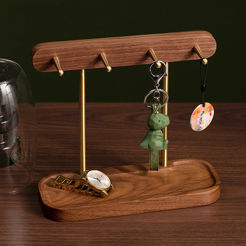 Black Walnut Key Racks Storage Holders Sundries Holders Bracelet Watch Glasses 4 Hooks Storage Rack Office Organizer Shelf
Black Walnut Key Racks Storage Holders Sundries Holders Bracelet Watch Glasses 4 Hooks Storage Rack Office Organizer Shelf