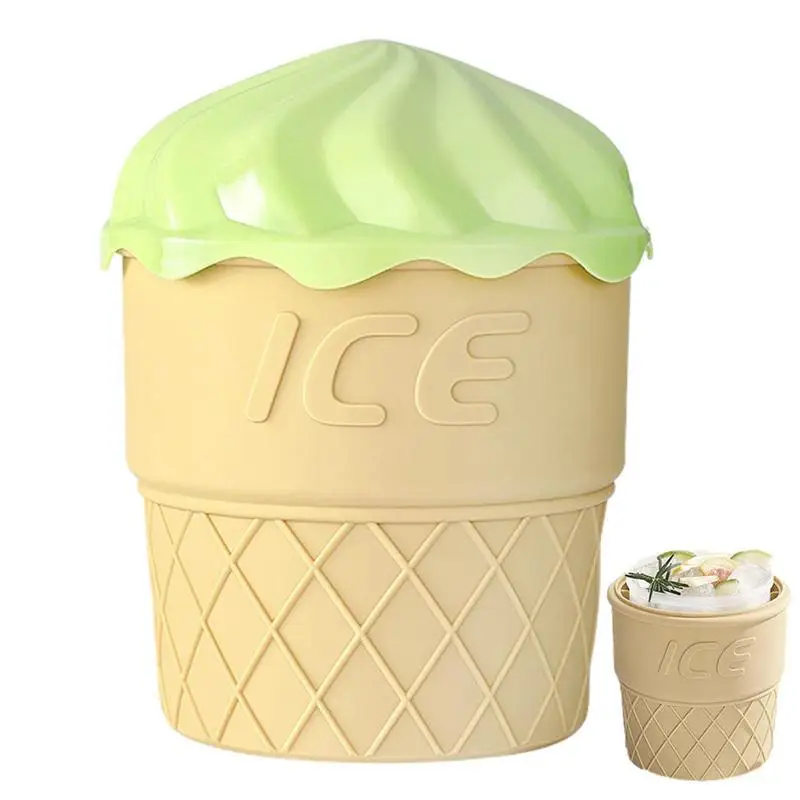 Food Grade Silicone Ice Mold Round Cylinder Ice Cream Shaped Ice Cube Making Mold 2 In 1 Ice Bucket Cup For Kitchen Whiskey
Food Grade Silicone Ice Mold Round Cylinder Ice Cream Shaped Ice Cube Making Mold 2 In 1 Ice Bucket Cup For Kitchen Whiskey