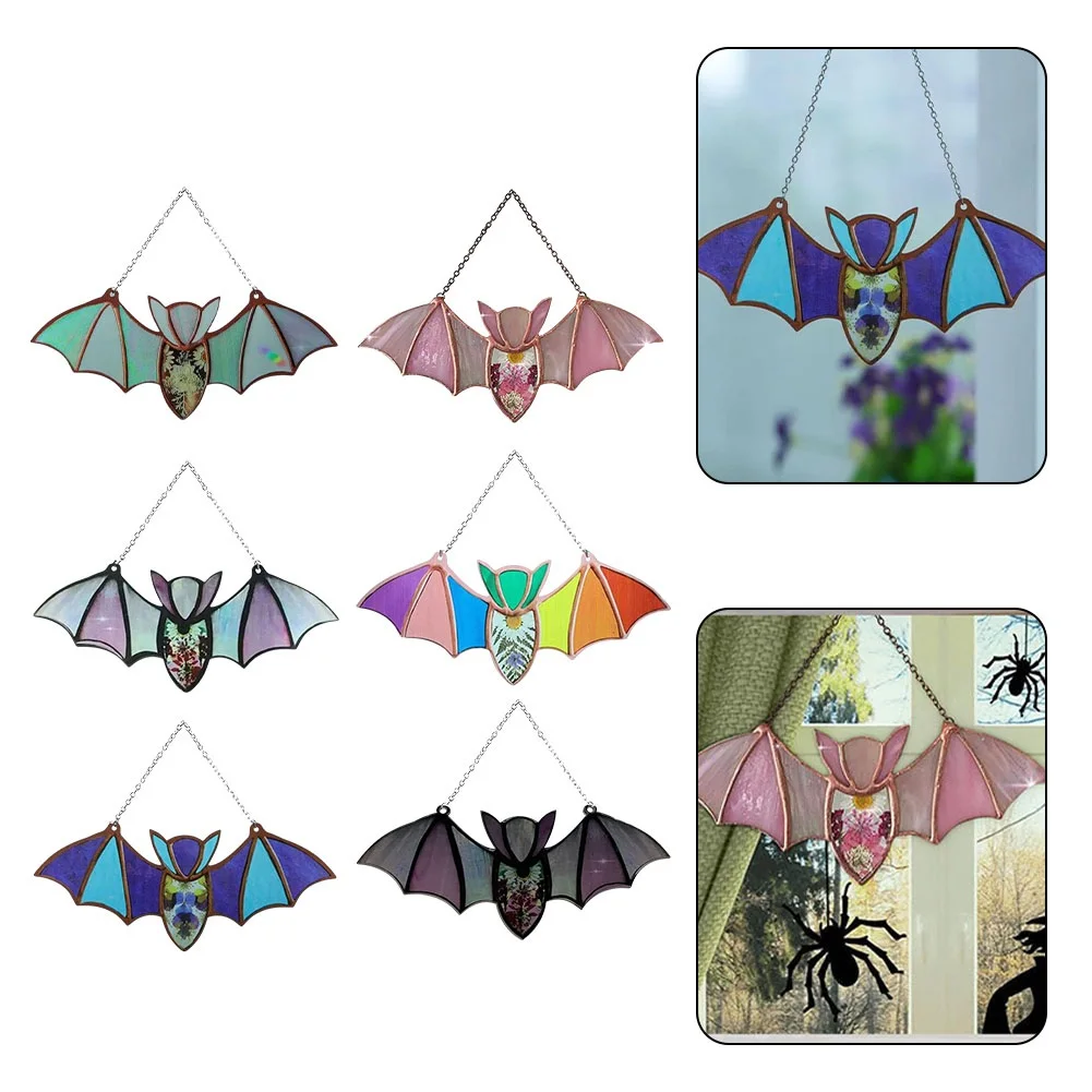 Halloween Color Fancy Bat Decor Stained Glass Eave Windowsill Hanging Pendant For Home Party Decorations Gift Acrylic 12x6cm
Halloween Color Fancy Bat Decor Stained Glass Eave Windowsill Hanging Pendant For Home Party Decorations Gift Acrylic 12x6cm