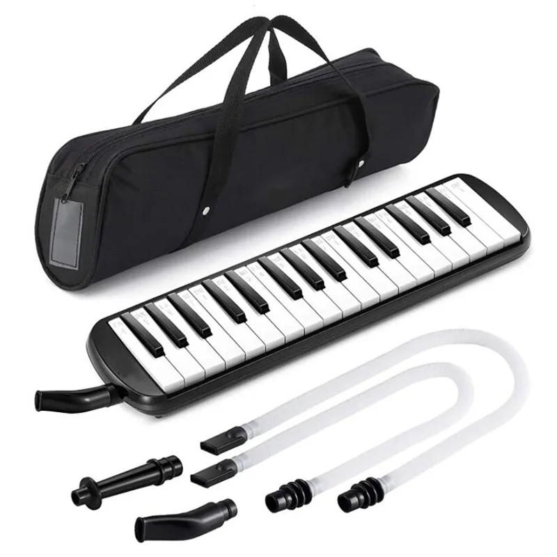 32 Key Melodica Instrument Air Piano Keyboard Soprano Melodica with Mouthpieces Tube Carrying Bag for Kids Beginners Adults Gift
32 Key Melodica Instrument Air Piano Keyboard Soprano Melodica with Mouthpieces Tube Carrying Bag for Kids Beginners Adults Gift