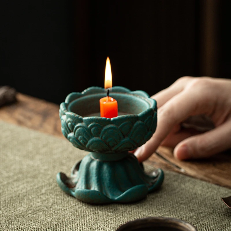Ceramic Zen Oil Lamp For Buddha Lamp Vintage Home Offerings before the Buddha Long-lasting lamp Lotus candle holder
Ceramic Zen Oil Lamp For Buddha Lamp Vintage Home Offerings before the Buddha Long-lasting lamp Lotus candle holder
