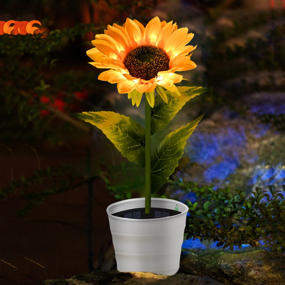 Sunflower Solar Decorative Pathway Landscape Lights Waterproof LED Path Yard Lights Durable Swing Automatic Switch for Courtyard
Sunflower Solar Decorative Pathway Landscape Lights Waterproof LED Path Yard Lights Durable Swing Automatic Switch for Courtyard