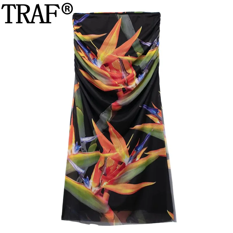 TRAF Ruched Tulle Skirt For Women High Waist Print Stylish Long Skirts Vintage Mesh Midi Skirt Set Elegant Summer Woman Skirt
TRAF Ruched Tulle Skirt For Women High Waist Print Stylish Long Skirts Vintage Mesh Midi Skirt Set Elegant Summer Woman Skirt