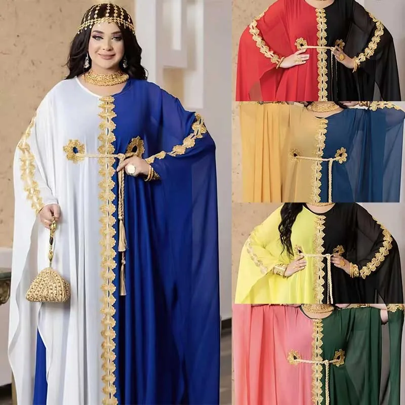 Modest Chiffon Abaya Sets African Dashiki Dress Muslim Ramandan Eid Robe Cardigan Long Gowns Kimono Jubah Thobe Islamic Prayer
Modest Chiffon Abaya Sets African Dashiki Dress Muslim Ramandan Eid Robe Cardigan Long Gowns Kimono Jubah Thobe Islamic Prayer