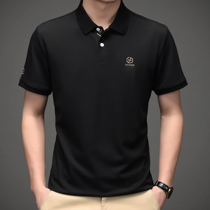 2022 summer men's cotton T-shirt Polo shirt men's short sleeve lapels Korean trend casual men's wear
2022 summer men's cotton T-shirt Polo shirt men's short sleeve lapels Korean trend casual men's wear