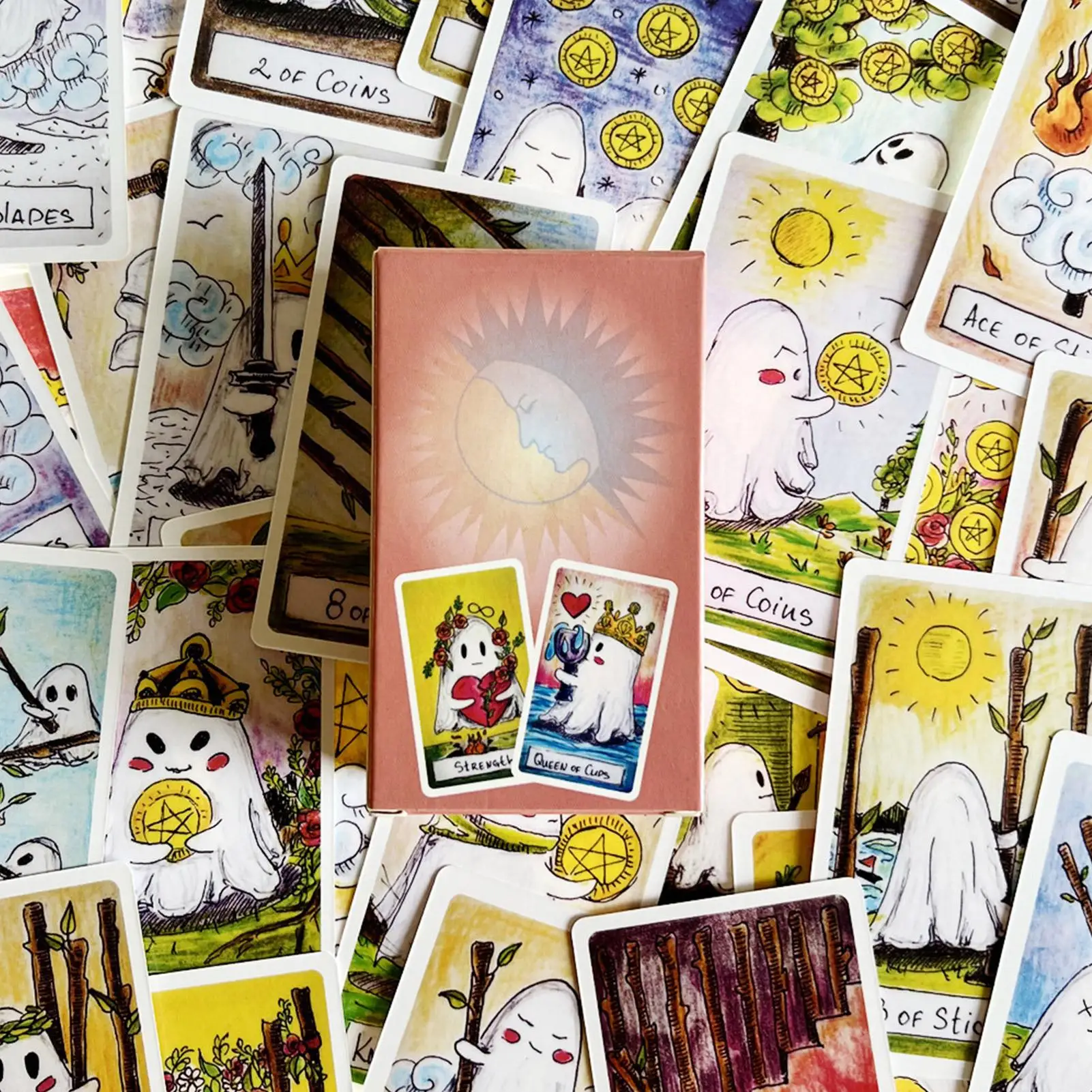 Cute Ghost Tarot Deck Set Tarot Deck Oracle Card Divination Family Playing Birthday Gift Party Enter
Cute Ghost Tarot Deck Set Tarot Deck Oracle Card Divination Family Playing Birthday Gift Party Enter