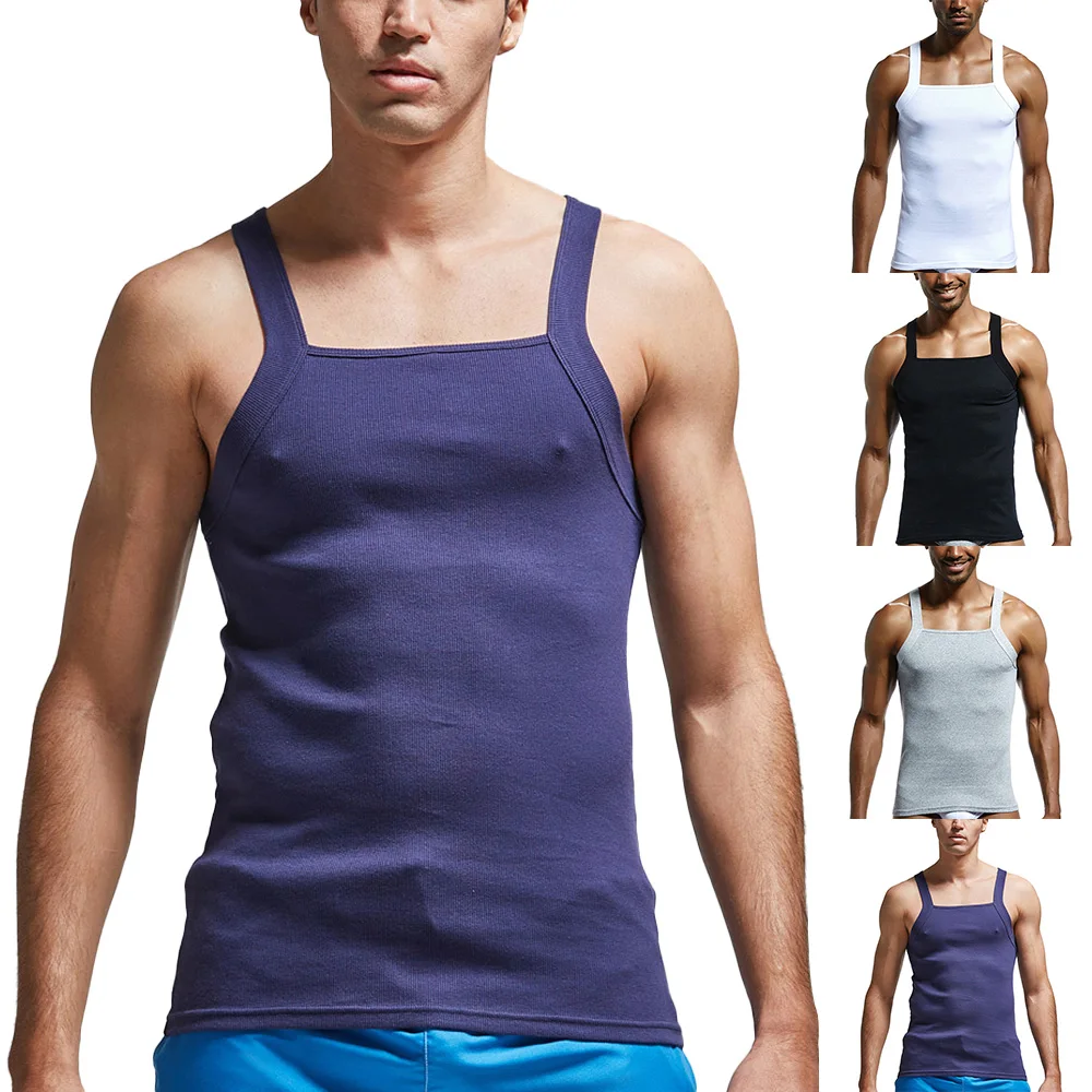 Men Undershirt Plain Heavy Weigh Tank Tops Sleeveless Male Bodyshaper Square Cut Sports Muscle Gym Wrestling Fitness T-Shirt
Men Undershirt Plain Heavy Weigh Tank Tops Sleeveless Male Bodyshaper Square Cut Sports Muscle Gym Wrestling Fitness T-Shirt