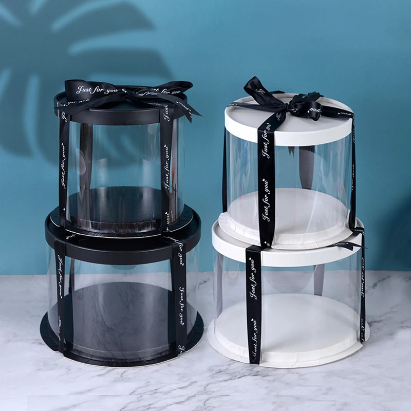 4/6 inch PVC Clear Cake Boxes Round Transparent Packaging Box for Birthday Wedding Anniversary Party Cake Dessert Decorations
4/6 inch PVC Clear Cake Boxes Round Transparent Packaging Box for Birthday Wedding Anniversary Party Cake Dessert Decorations