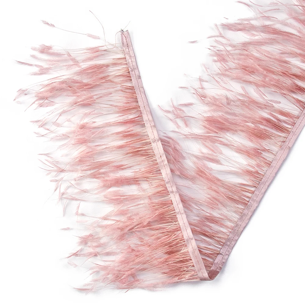wholesale 10meter Colorful Ostrich Feather Fringe Trimming Plumes on String Ribbon for Wedding Dress Decoration Accessories 
wholesale 10meter Colorful Ostrich Feather Fringe Trimming Plumes on String Ribbon for Wedding Dress Decoration Accessories