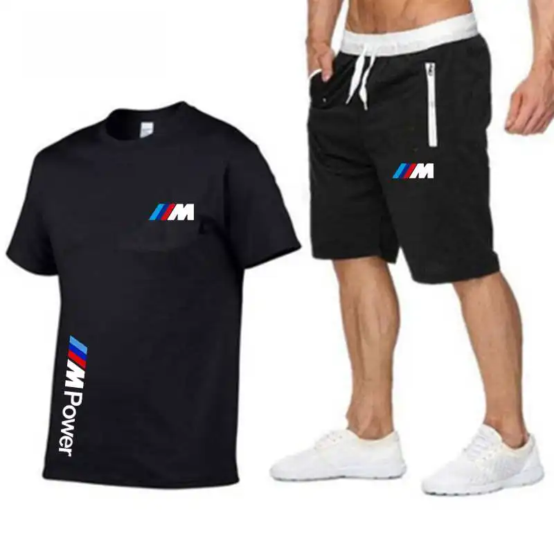 New Brand BMW Sport Men's Cotton T Shirt + Trousers 2 Piece Cotton Men's Sport Suit Casual Running Suit
New Brand BMW Sport Men's Cotton T Shirt + Trousers 2 Piece Cotton Men's Sport Suit Casual Running Suit