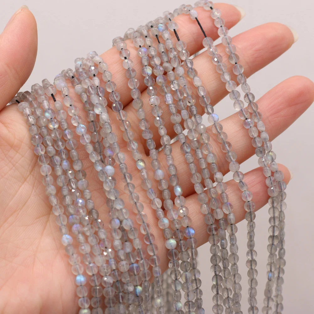 4mm Natural Stone Beads Oblate Round Faceted Flash Labradorite Spacer Beads For Jewelry Making DIY Bracelet Necklace Strand Gift 
4mm Natural Stone Beads Oblate Round Faceted Flash Labradorite Spacer Beads For Jewelry Making DIY Bracelet Necklace Strand Gift