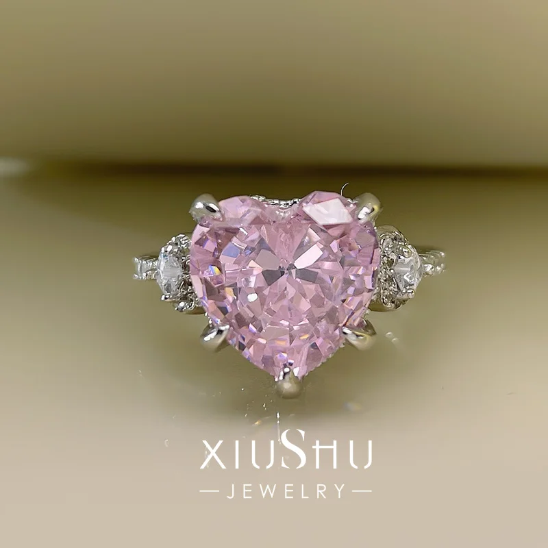 Высокоточное импортное кольцо Xiushu из высокоуглеродистого бриллианта, Женская технология, драгоценный камень, серебряный бриллиант в форме порошка
Высокоточное импортное кольцо Xiushu из высокоуглеродистого бриллианта, Женская технология, драгоценный камень, серебряный бриллиант в форме порошка