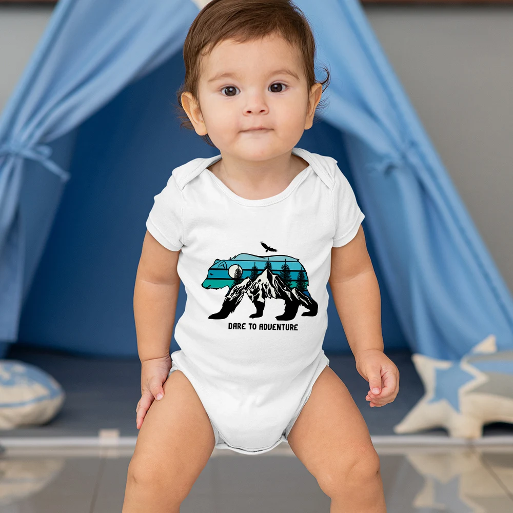 Dare to Adventure Bear Toddler Playsuit Hipster Cool Baby Boy Bodysuits Summer Streetwear Infant Onesies Clothes for Newborn
Dare to Adventure Bear Toddler Playsuit Hipster Cool Baby Boy Bodysuits Summer Streetwear Infant Onesies Clothes for Newborn