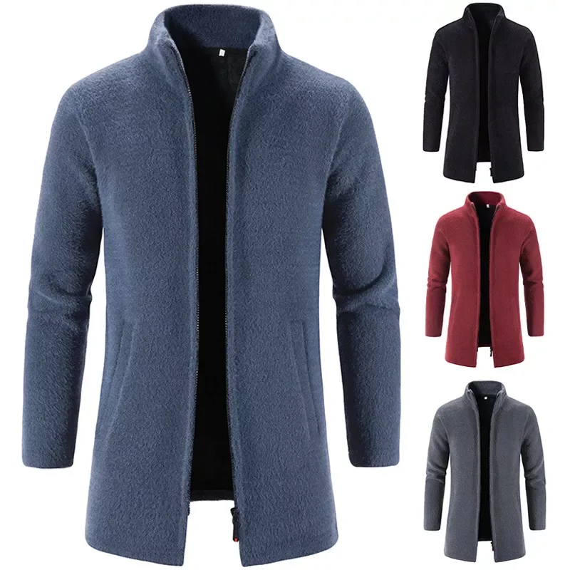 Men's New Cardigan Autumn And Winter Medium Length Sweater Coat With Casual Sweater And Mink Coat
Men's New Cardigan Autumn And Winter Medium Length Sweater Coat With Casual Sweater And Mink Coat