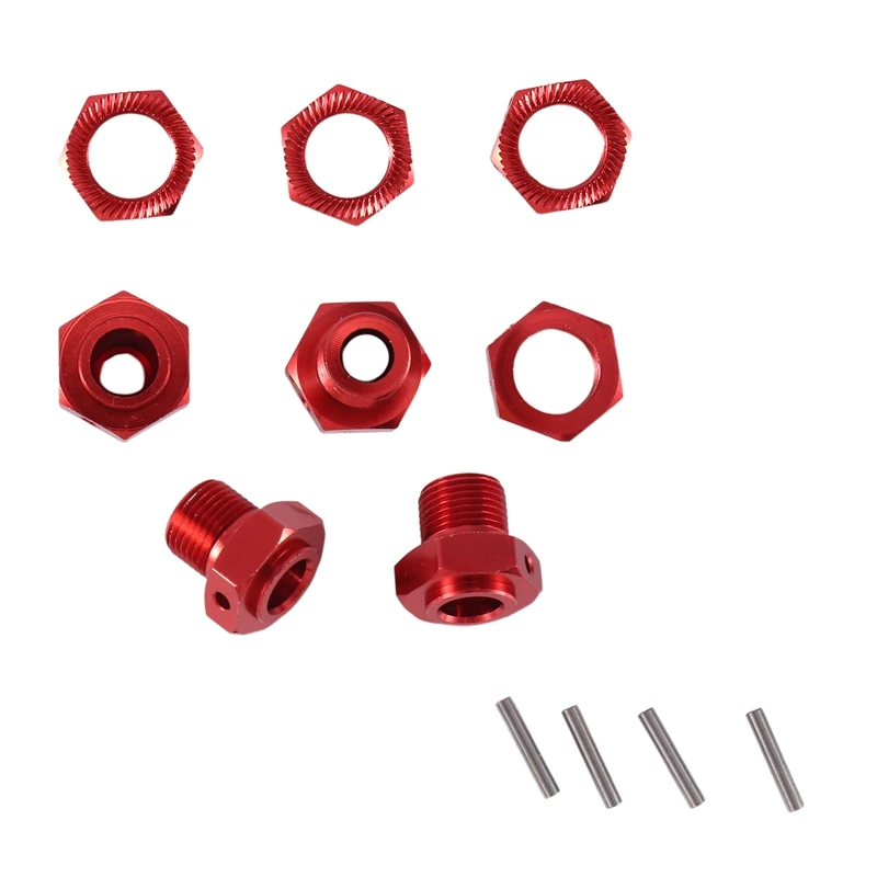 Metal 17Mm Wheel Hex Hub Adapter With Nut Replacement For Arrma 1/10 4S KRATON Outcast RC Car Upgrade Parts,Red
Metal 17Mm Wheel Hex Hub Adapter With Nut Replacement For Arrma 1/10 4S KRATON Outcast RC Car Upgrade Parts,Red