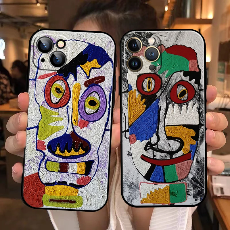 

Abstract Art Graffiti Painting For Apple iPhone 13 12 11 Pro Max 13 12 Mini 5 5s 6 6S 7 8 Plus SE2020 X XR XS Max Phone Case