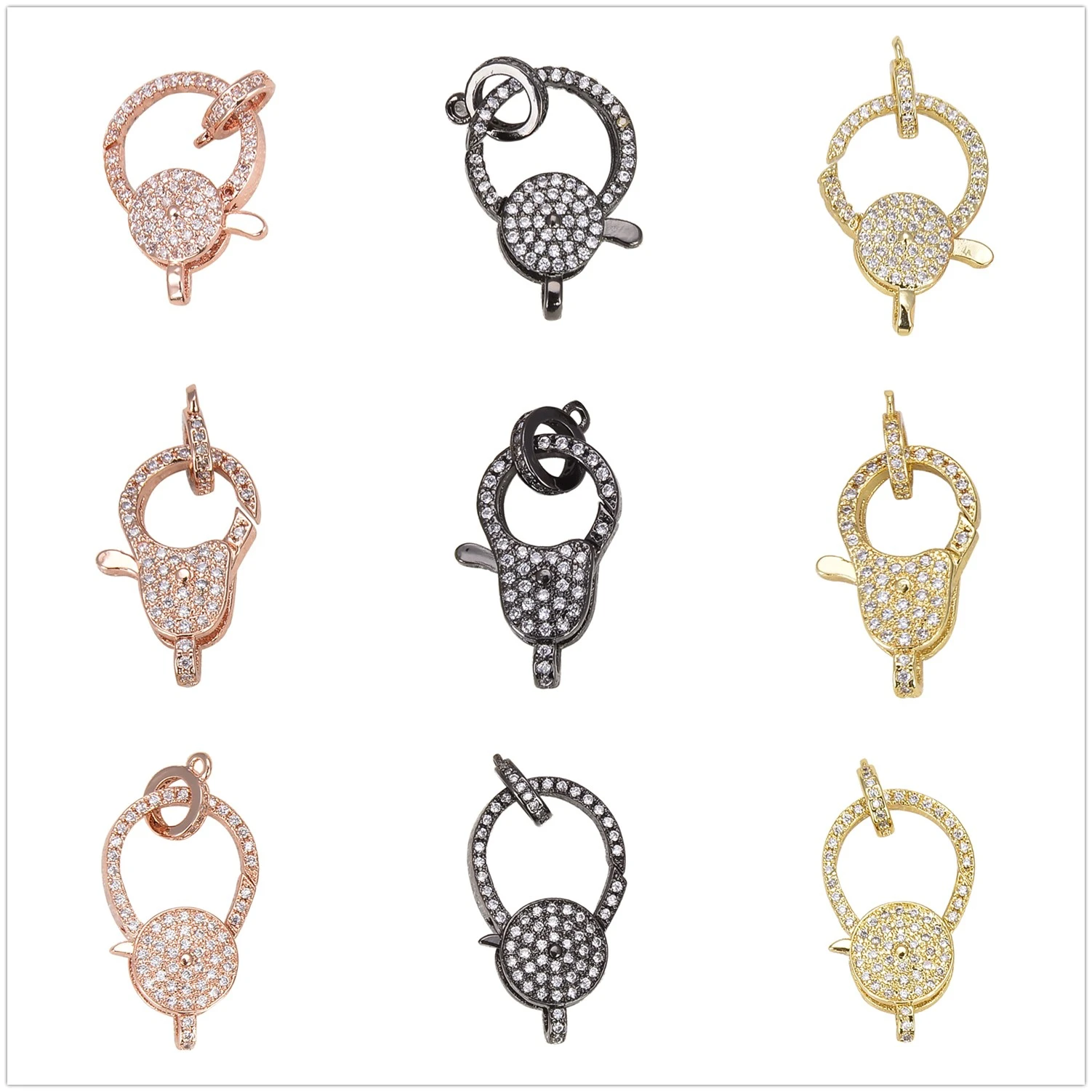 5pcs Earrings Crystal Lobster Clasp Brass Charms Hooks for Women DIY Handmade Necklace Bracelet Jewellery Making Wholesale Bulk
5pcs Earrings Crystal Lobster Clasp Brass Charms Hooks for Women DIY Handmade Necklace Bracelet Jewellery Making Wholesale Bulk