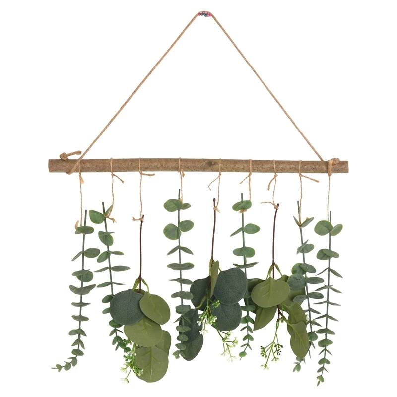 Artificial Eucalyptus Wall Hanging Decor-Fake Eucalyptus Leaves Greenery Farmhouse Rustic Wall Hanging For Wedding
Artificial Eucalyptus Wall Hanging Decor-Fake Eucalyptus Leaves Greenery Farmhouse Rustic Wall Hanging For Wedding