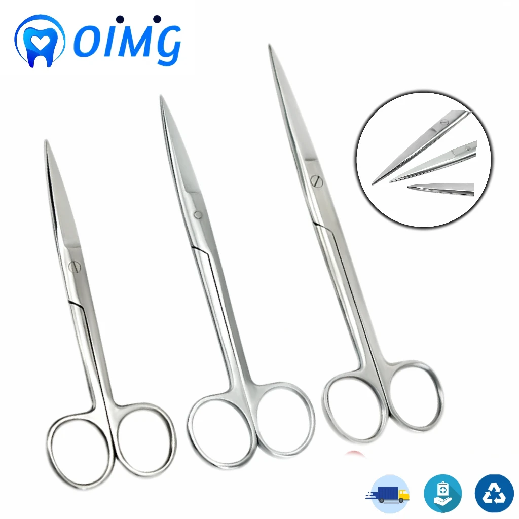 Dental Stainless Steel Surgical Scissors Forceps Straight Curved Medical Tools for Dental Clinic Laboratorio Dental Tools
Dental Stainless Steel Surgical Scissors Forceps Straight Curved Medical Tools for Dental Clinic Laboratorio Dental Tools