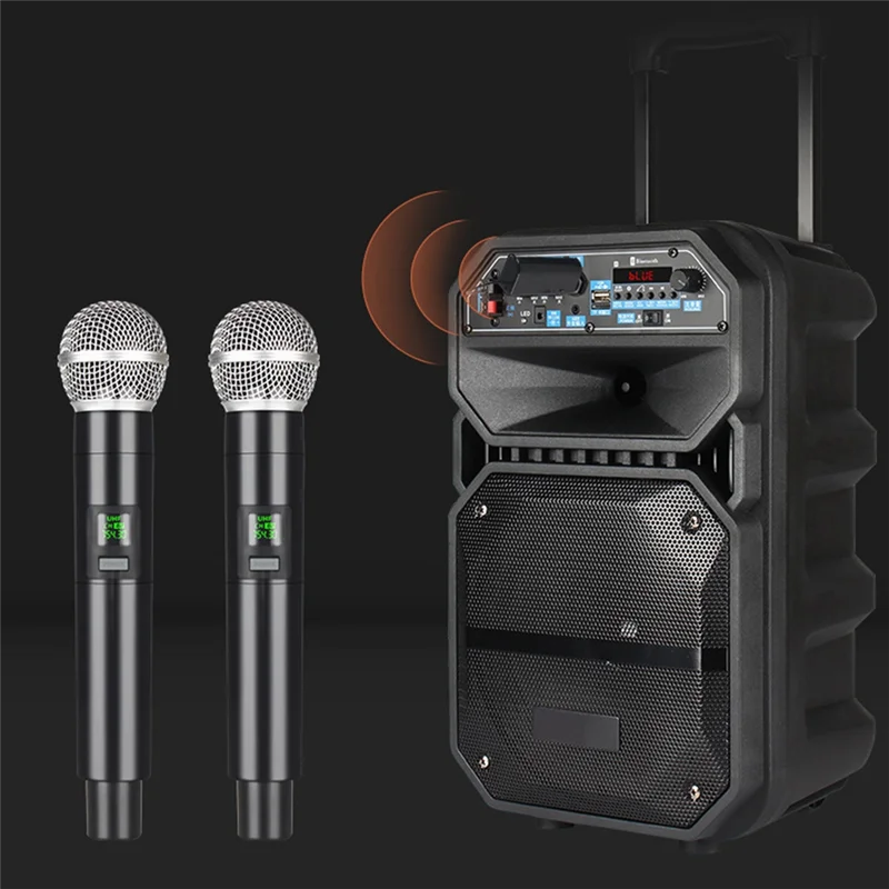 Wireless Microphone Professional UHF Recording Karaoke Handheld 2 Channel Lithium Battery for Stage Party School
Wireless Microphone Professional UHF Recording Karaoke Handheld 2 Channel Lithium Battery for Stage Party School