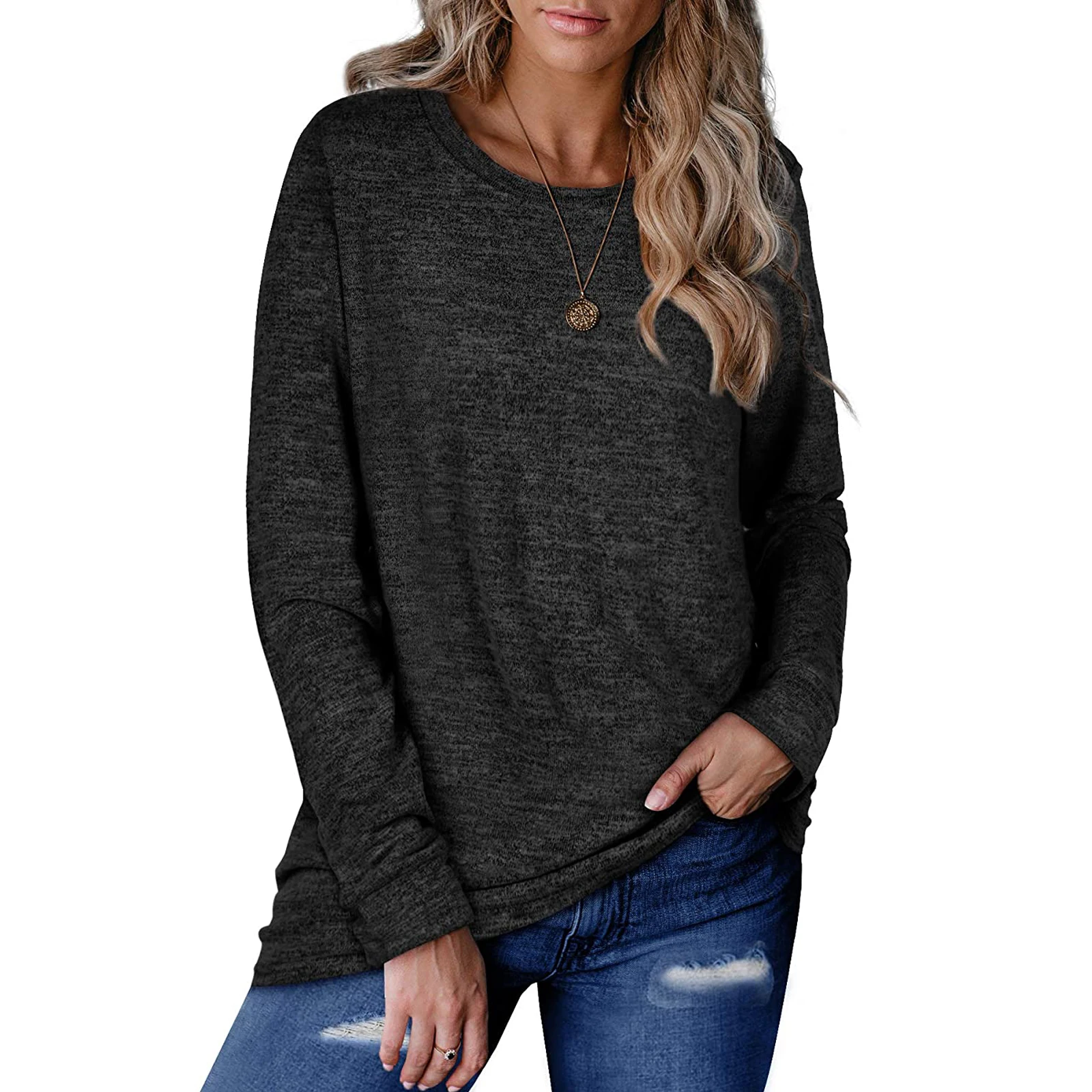 None Pullover Crew neck Solid Regular Casual T-Shirt T-Shirts All-Season Women Other Polyester Long Sleeve
None Pullover Crew neck Solid Regular Casual T-Shirt T-Shirts All-Season Women Other Polyester Long Sleeve