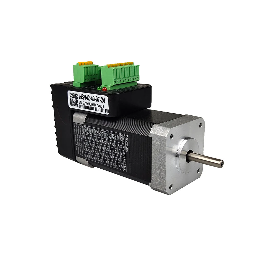 IHSV42-40-07-24 Servo Motor NEMA17 / 42 JMC Integrated Servo Motor Driver + Motor Integrated 78W 0.185NM 24VDC
IHSV42-40-07-24 Servo Motor NEMA17 / 42 JMC Integrated Servo Motor Driver + Motor Integrated 78W 0.185NM 24VDC