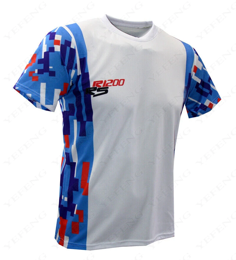 Summer For BMW R1200 RS Motorcycle Motorrad Team Motorsport Superbike Racing Blue White T-Shirt Men's Short Quick Dry Jersey
Summer For BMW R1200 RS Motorcycle Motorrad Team Motorsport Superbike Racing Blue White T-Shirt Men's Short Quick Dry Jersey