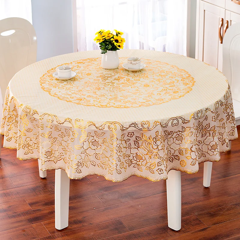 Round table household anti scalding PVC circular tablecloth plastic dining table cloth
Round table household anti scalding PVC circular tablecloth plastic dining table cloth