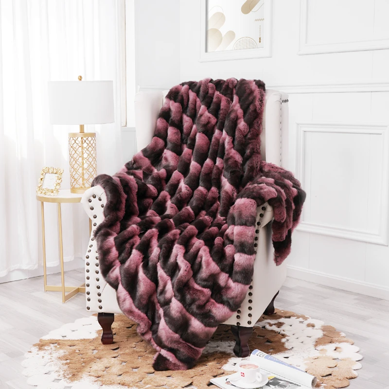 Faux Fur Throw Blanket Super Soft Cozy Plush Fuzzy Shaggy Weight Blanket for Couch Sofa Bed Wine Red Color 150*200cm
Faux Fur Throw Blanket Super Soft Cozy Plush Fuzzy Shaggy Weight Blanket for Couch Sofa Bed Wine Red Color 150*200cm