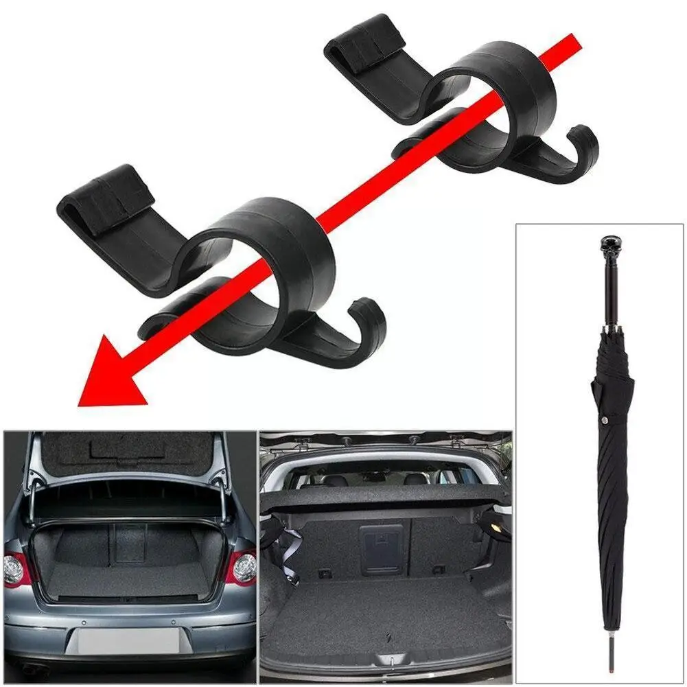 

Автомобильный держатель зонта для багажника, многофункциональный автомобильный крючок, автомобильная вешалка, маленький держатель для багажника, крючок для интерьера автомобиля L6Z0