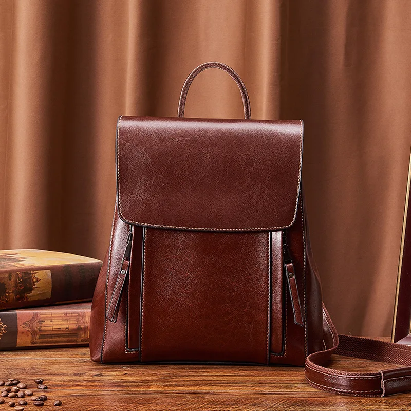 Women Soft Leather Backpacks Vintage New Female Solid Shoulder Bags Casual Travel Ladies Backpack School Bags
Women Soft Leather Backpacks Vintage New Female Solid Shoulder Bags Casual Travel Ladies Backpack School Bags