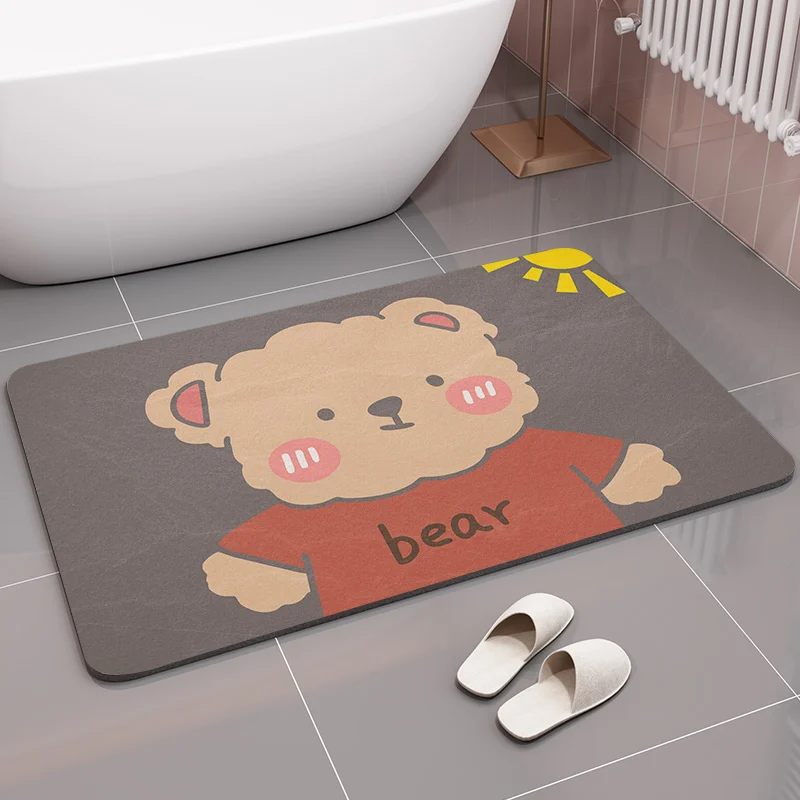 Cartoon Diatomite Earth Bath Mats Non Slip Fast Drying Bathroom Carpet Rug Easy Clean Hard Shower Mat Floor Foot Mat for Toilet
Cartoon Diatomite Earth Bath Mats Non Slip Fast Drying Bathroom Carpet Rug Easy Clean Hard Shower Mat Floor Foot Mat for Toilet