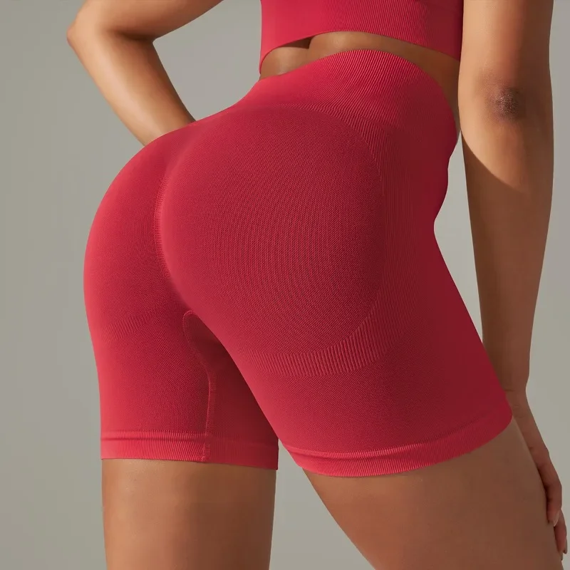 New Seamless Quick-drying Breathable Solid Color Shorts Women High Waist Peach Hip Fitness Pants Yoga Shorts Leggings Women
New Seamless Quick-drying Breathable Solid Color Shorts Women High Waist Peach Hip Fitness Pants Yoga Shorts Leggings Women