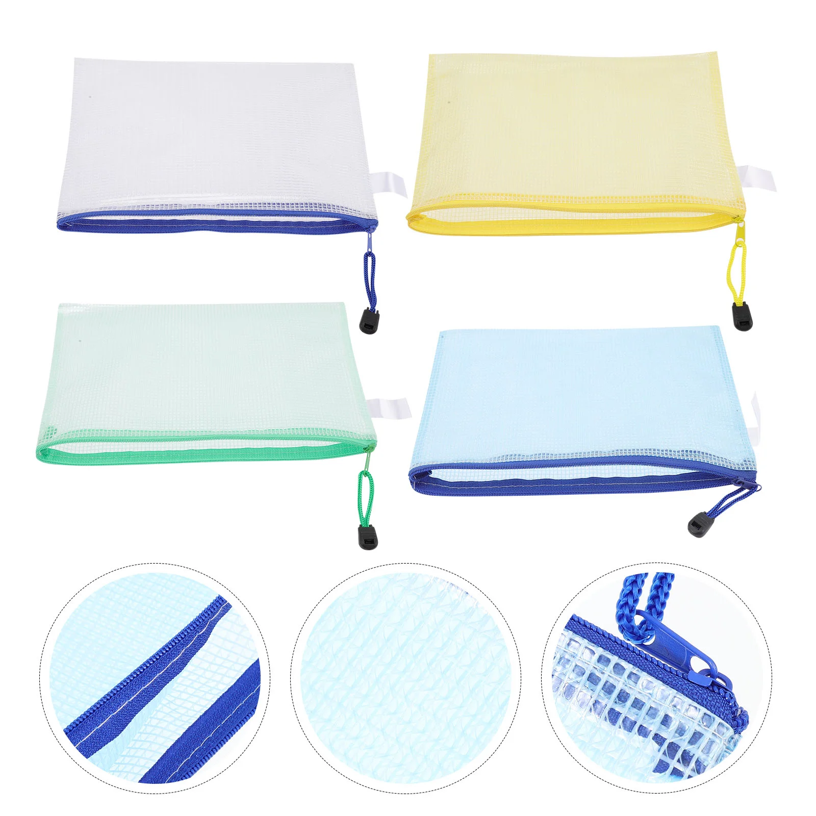 Zipper Pouch Document Bags File Meshbag Pouches Organizer Folders Zippered Folder Makeup School Travel Clear Pen Classification
Zipper Pouch Document Bags File Meshbag Pouches Organizer Folders Zippered Folder Makeup School Travel Clear Pen Classification