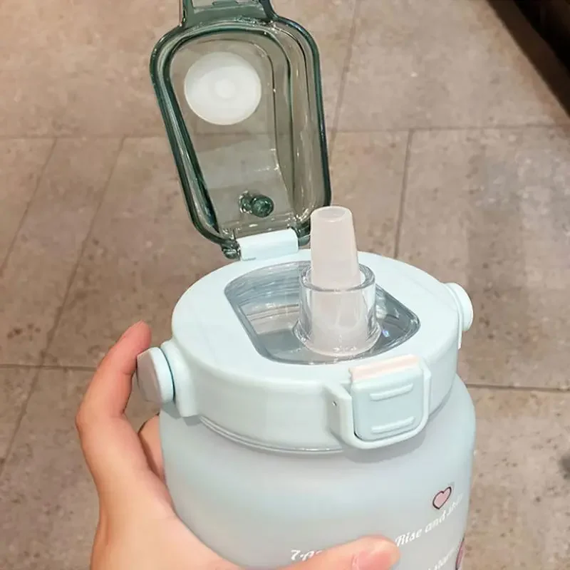 Высококачественная бутылка для воды большой емкости, чашка из пластика и соломы с временной шкалой, матовая уличная спортивная чашка для студентов и пар, термостойкая чашка
Высококачественная бутылка для воды большой емкости, чашка из пластика и соломы с временной шкалой, матовая уличная спортивная чашка для студентов и пар, термостойкая чашка