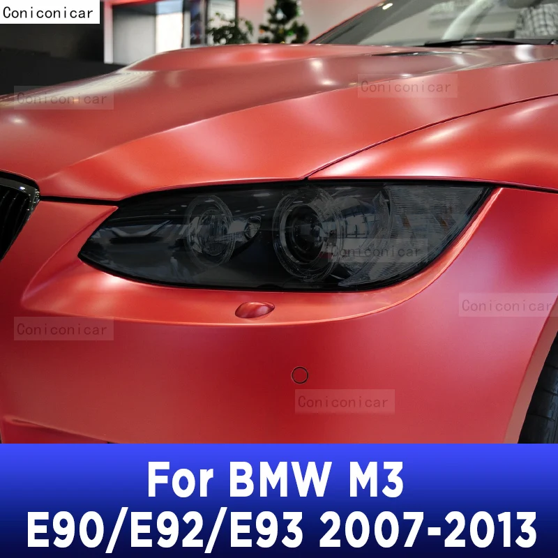 Для BMW M3 E90 E92 E93 2007-2013 Автомобильная внешняя фара Защита от царапин передняя лампа ТИНТ фотоаксессуары для ремонта 
Для BMW M3 E90 E92 E93 2007-2013 Автомобильная внешняя фара Защита от царапин передняя лампа ТИНТ фотоаксессуары для ремонта