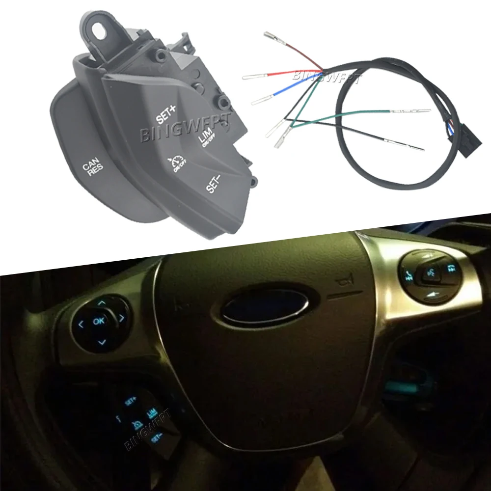 Переключатель круиз-контроля на руль с подсветкой для Focus 3 2012 2013 2014 kuga 2012 2013 2014 2015
Переключатель круиз-контроля на руль с подсветкой для Focus 3 2012 2013 2014 kuga 2012 2013 2014 2015