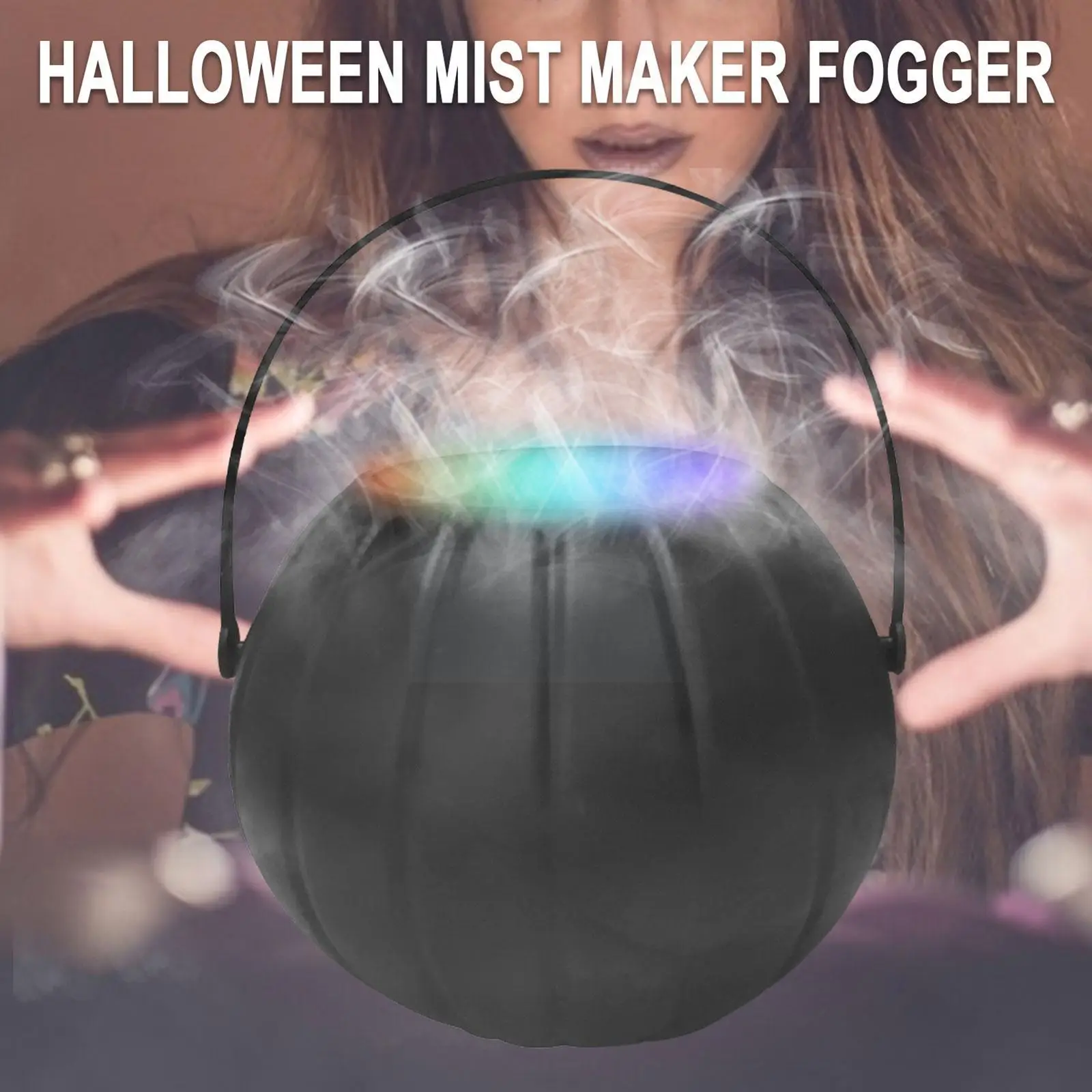 Halloween Mist Maker Fogger Witch Pot Smoke Machine Party Color EU Jar US Prop Lamp UK Witch Black Plug Fog C1J0
Halloween Mist Maker Fogger Witch Pot Smoke Machine Party Color EU Jar US Prop Lamp UK Witch Black Plug Fog C1J0
