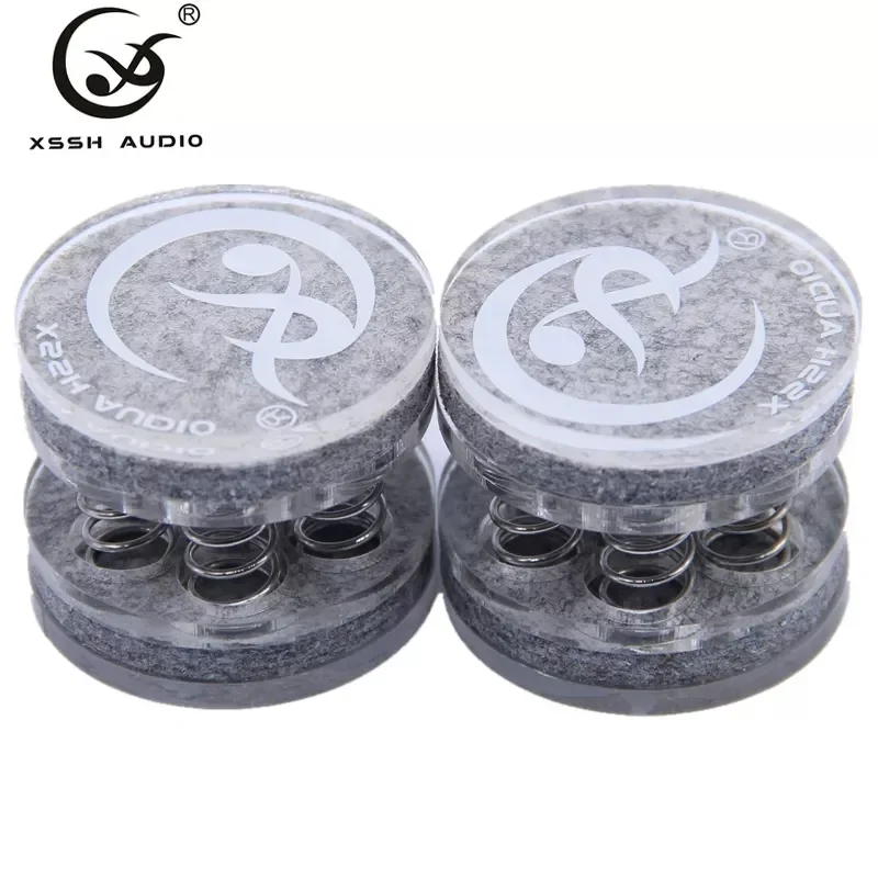 4pcs XSSH YIVO ODM HIFI Audio Stand Feet Speaker One Gift Box Solid Steel Audiophile Shock Spikes Spring Damping Pad
4pcs XSSH YIVO ODM HIFI Audio Stand Feet Speaker One Gift Box Solid Steel Audiophile Shock Spikes Spring Damping Pad