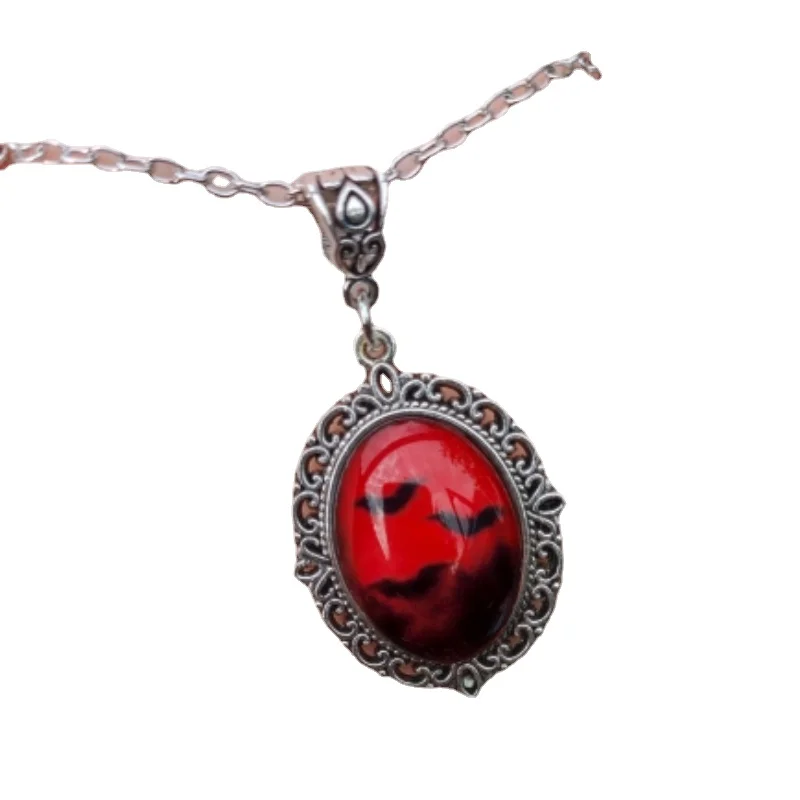 Gothic Crow Cross Forest Glass Pendant Necklace for Women Men Fashion Rope Chain Alloy Charm New Mystic Dark Necklaces Jewelry
Gothic Crow Cross Forest Glass Pendant Necklace for Women Men Fashion Rope Chain Alloy Charm New Mystic Dark Necklaces Jewelry
