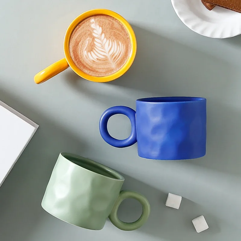 Nordic Ins Wind Ceramic Mug Company Home Outdoor Creative Klein Blue Big Ear Water Cup Simple and Practical Breakfast Coffee Cup
Nordic Ins Wind Ceramic Mug Company Home Outdoor Creative Klein Blue Big Ear Water Cup Simple and Practical Breakfast Coffee Cup