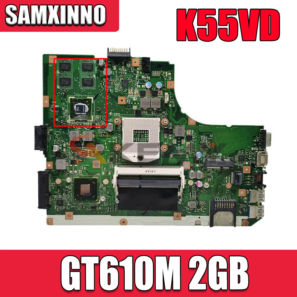 Полностью протестированная материнская плата для ноутбука Asus K55VD с GT610M 2 Гб графики HM76 чипсет PGA989 разъем DDR3
Полностью протестированная материнская плата для ноутбука Asus K55VD с GT610M 2 Гб графики HM76 чипсет PGA989 разъем DDR3