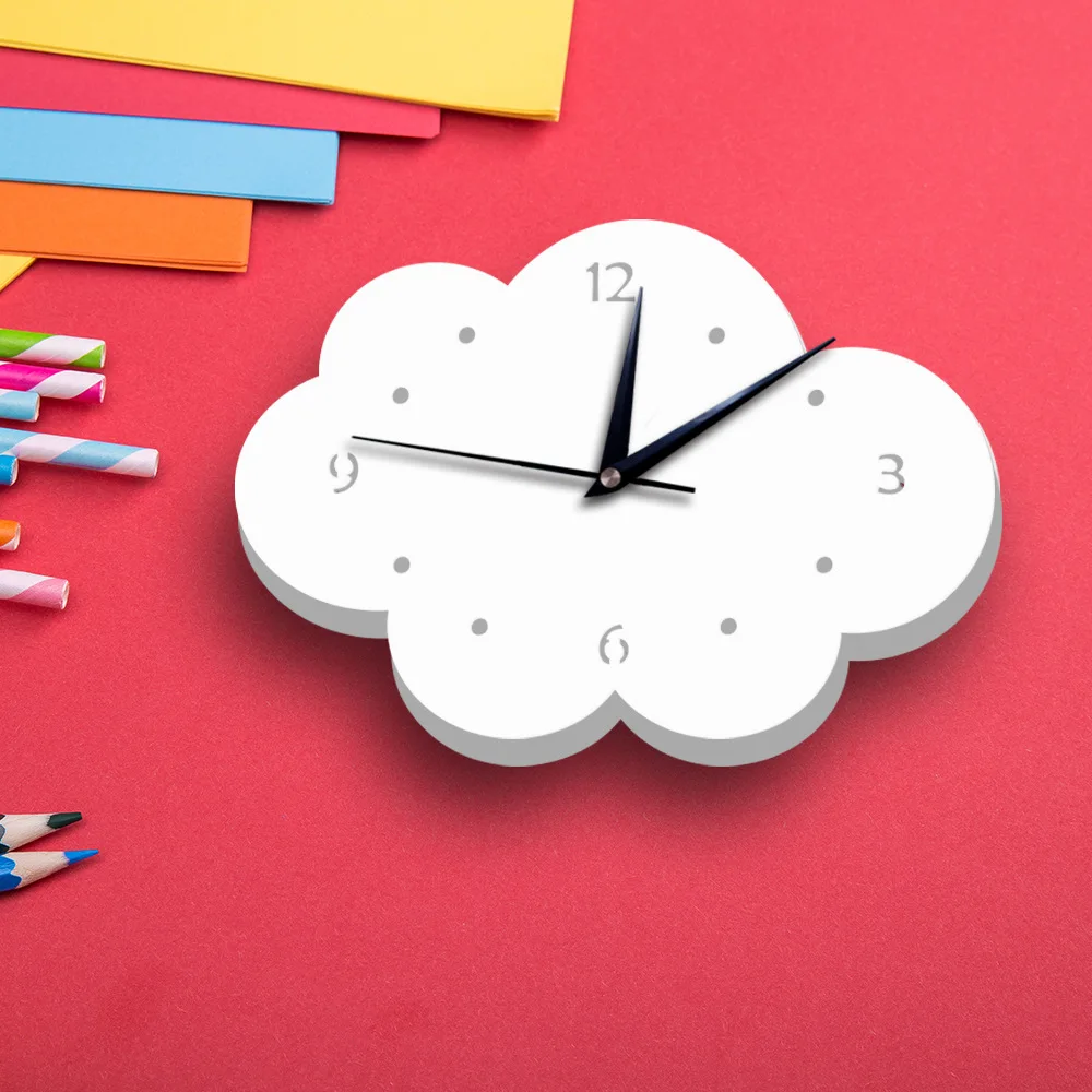 Wall Clocks Free Shipping Carveman Cartoon Cloud Simple PVC Silent Clock Direct Sales Inswc001
Wall Clocks Free Shipping Carveman Cartoon Cloud Simple PVC Silent Clock Direct Sales Inswc001