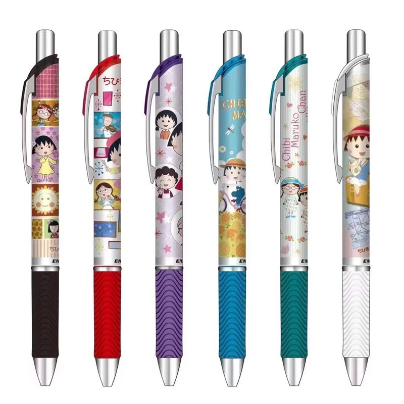 

Japan Pentel BLN75 ENERGEL Limited Gel Pen 0.5mm Press Water Pen Black Quick-drying Ink Cute Cartoon Japanese Pens