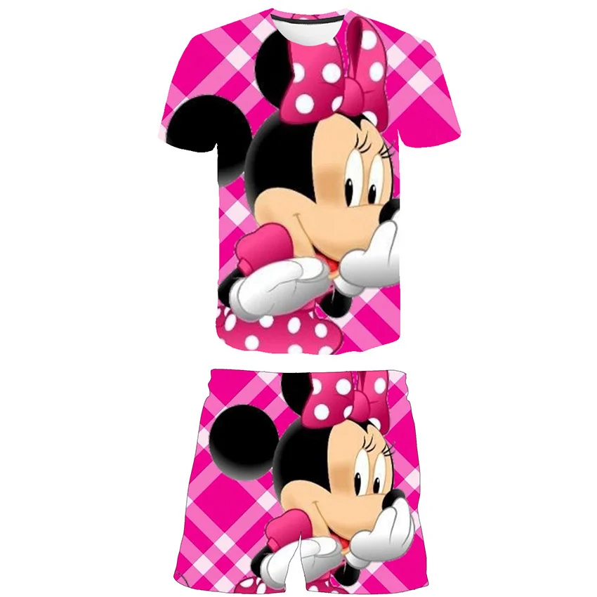 Boys Girls Mickey Minnie Mouse T shirt Tracksuit Kids Tops Short Pants Sets 1-14 Years Children Short Sleeves Print Sport Suit
Boys Girls Mickey Minnie Mouse T shirt Tracksuit Kids Tops Short Pants Sets 1-14 Years Children Short Sleeves Print Sport Suit