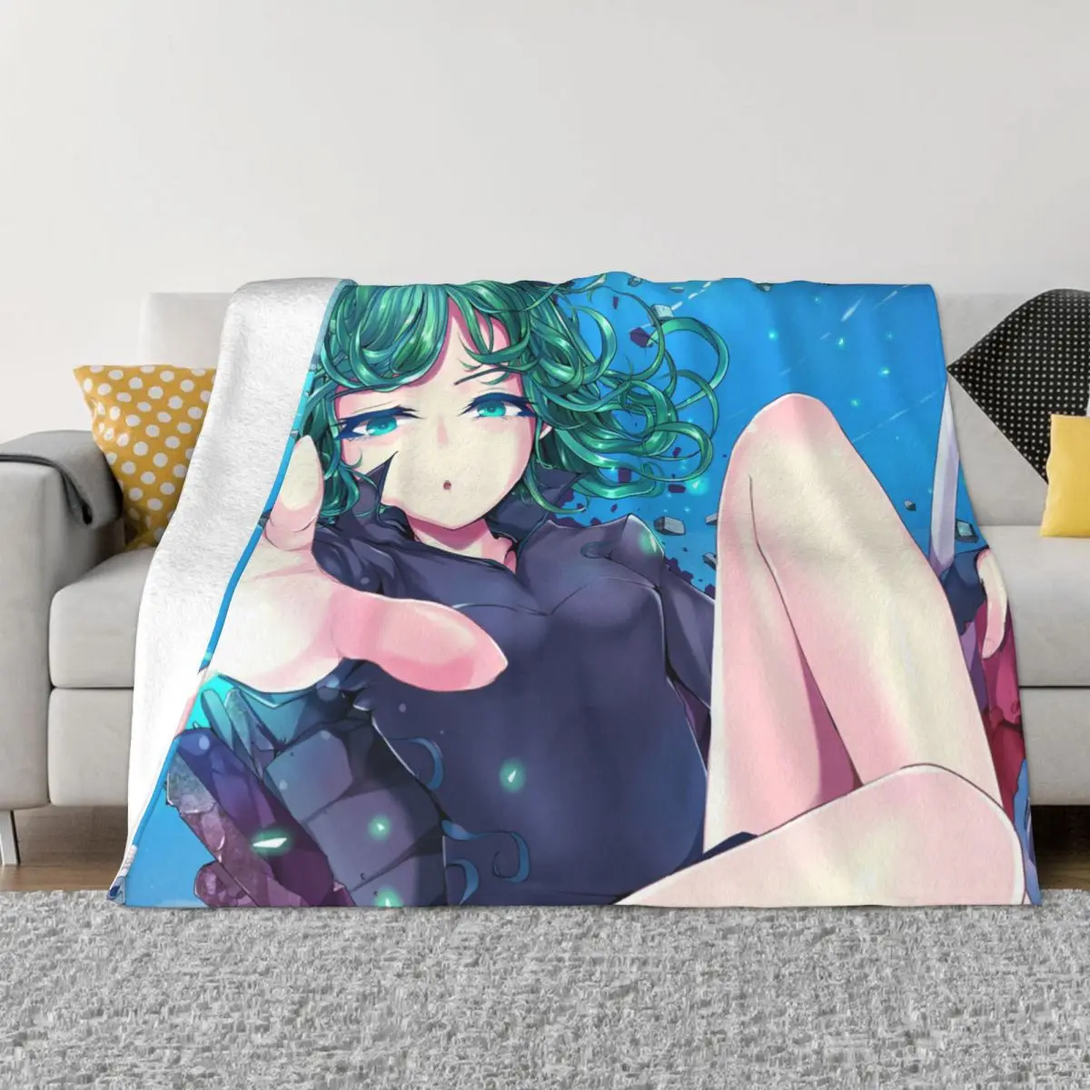 Одеяло для манги One Punch Man, Фланелевое украшение, переносное домашнее покрывало Tatsumaki 
Одеяло для манги One Punch Man, Фланелевое украшение, переносное домашнее покрывало Tatsumaki