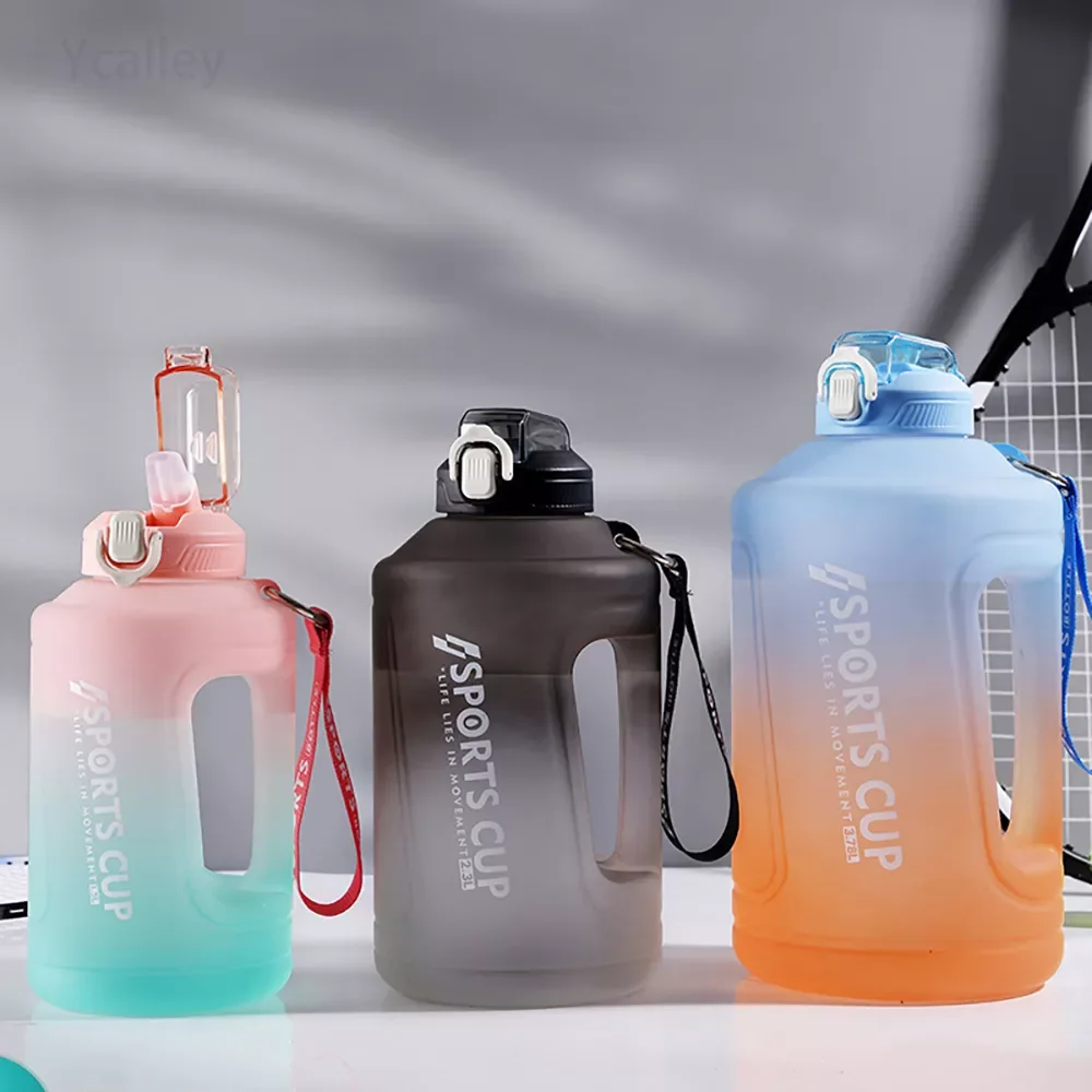 YCALLEY Sport Water Bottle 3 Liters Silicone Straw Waterbottle 2.3 Liter Items BPA Free, Big Bottles 1500ML 2300ML 3800ML
YCALLEY Sport Water Bottle 3 Liters Silicone Straw Waterbottle 2.3 Liter Items BPA Free, Big Bottles 1500ML 2300ML 3800ML